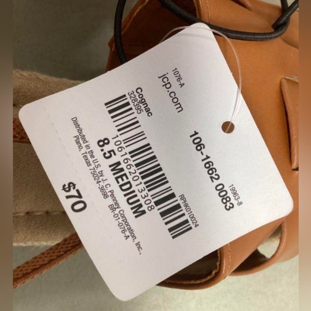 St John's Bay SJB Lexy Wedge Sandals Size 8.5 NWT MSRP $70 - Picture 5 of 5
